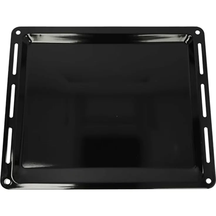VHBW Backblech kompatibel mit Privileg PCCI 5-Serie, 44,5 x 37,5 x 2,5 cm, Antihaftbeschichtet, Emailliert, Schwarz – Bild 1