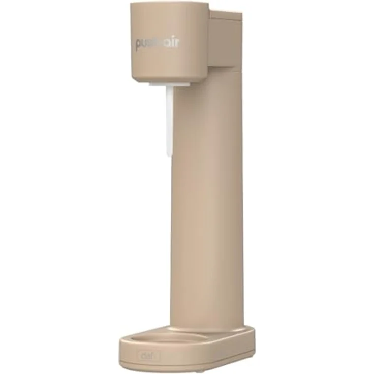Dafi PushAir Saturator, Wassersprudler mit CO2-Kartusche und 0,7l Cappuccino-Flasche, individuell einstellbare Kohlensäuremenge – Bild 9