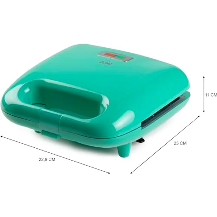 Domo Sandwichmaker DO901109C Toaster, Antihaftbeschichtung, Kontrollleuchte, Snack Party 5-in-1 – Bild 10