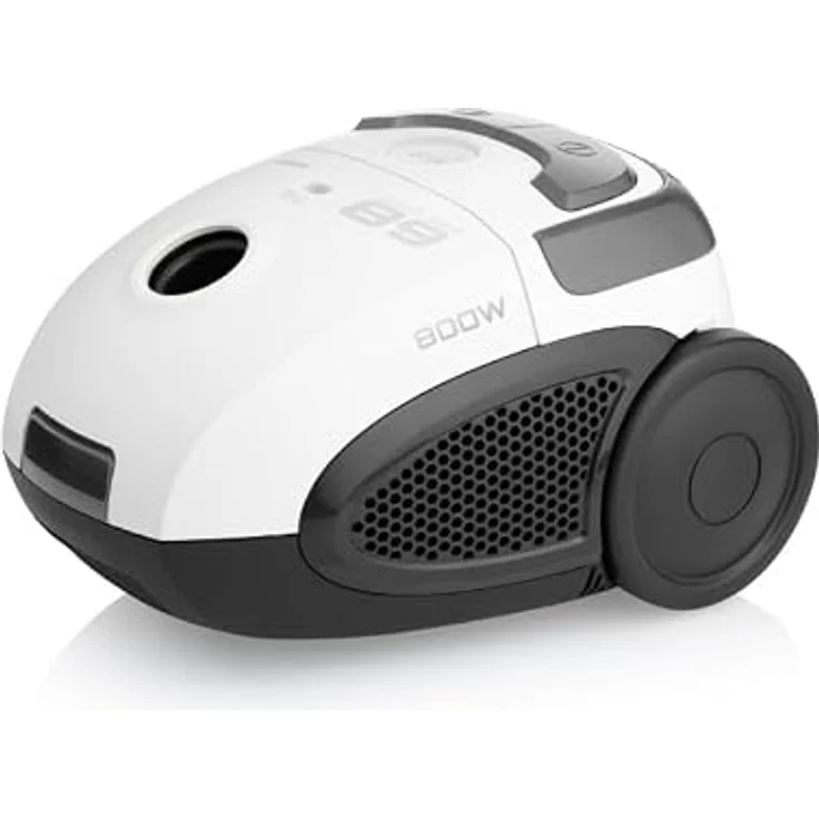 HYUNDAI ELECTRONICS Staubsauger mit Beutel VC068WG I 800 W I 2l Volumen I Weiß/Grau – Bild 4