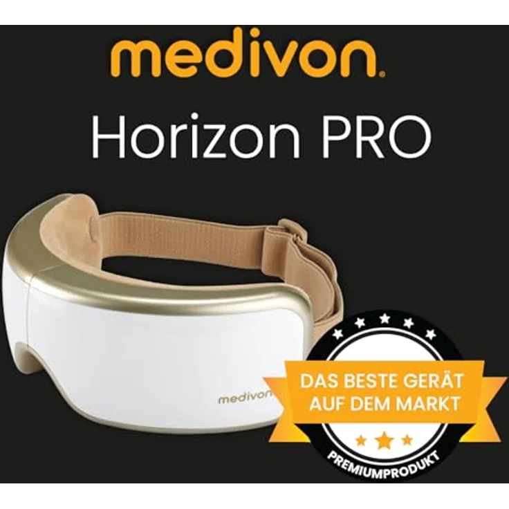 Medivon Oog Massager, Intelligentes Massagegerät mit Luchtdruck, Vibration und Warm Kompression – Bild 2