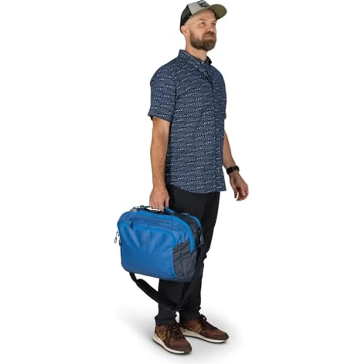 Osprey Transporter Carryon Boarding Bag, 46 cm mit Laptopfach, schwarz (Raven Black) – Bild 8