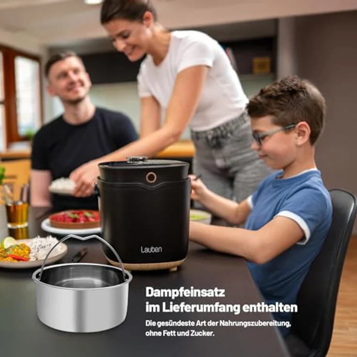 Lauben Multifunction Rice Cooker 2000BW, innovativer Reiskocher mit vielseitigen Funktionen und stilvollem Design – Bild 4
