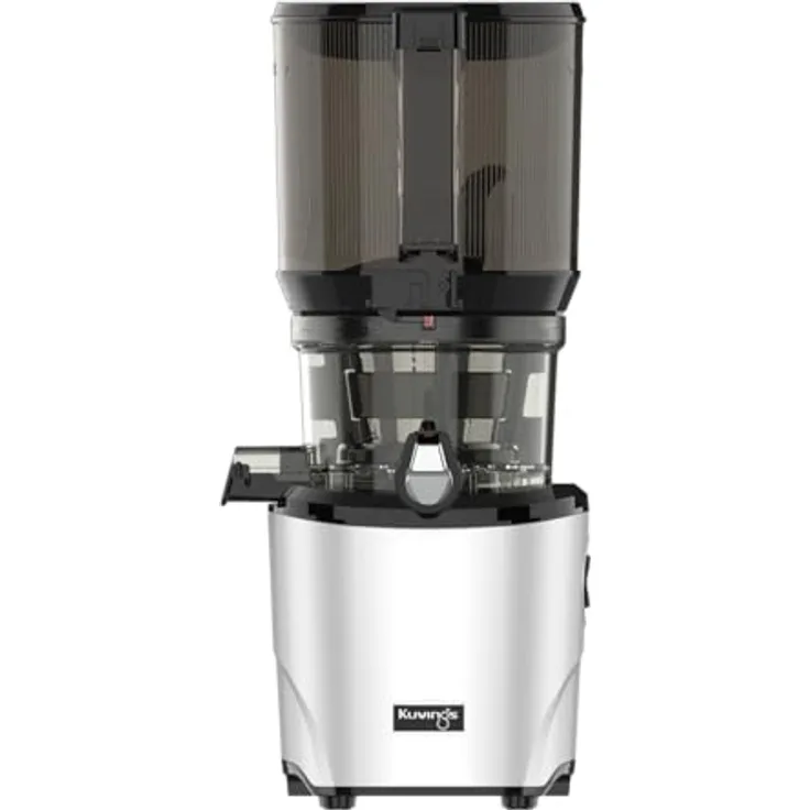 Kuvings | Entsafter AUTO10 | Automatisches Schneiden von Obst und Gemüse | 3L | langsame Rotation | einfache Reinigung | leise (Light Silver)'
