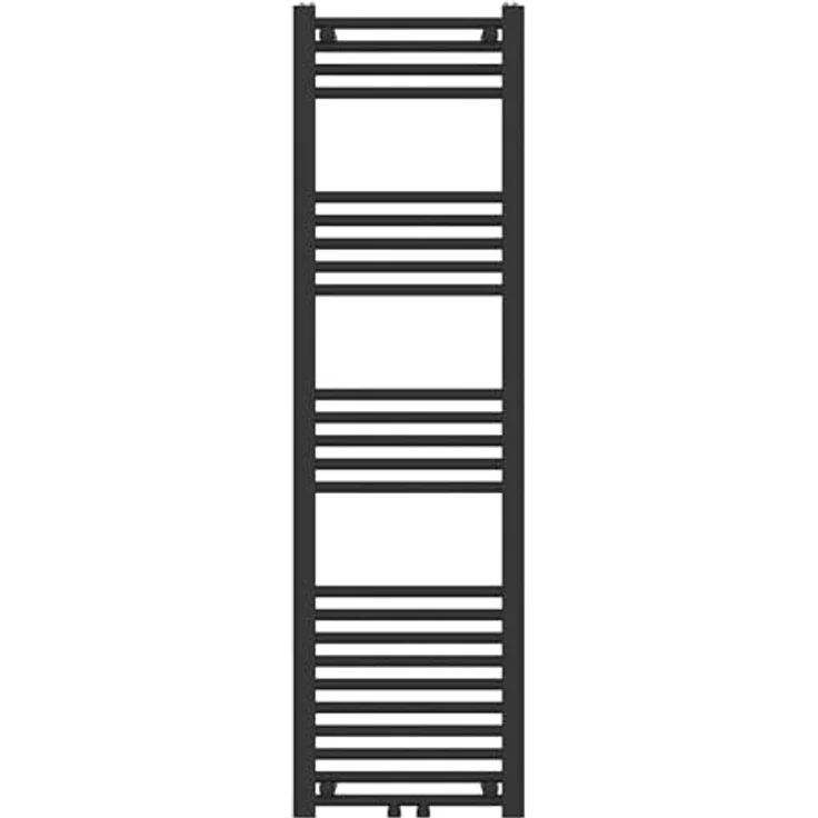 Neu.Haus Voss, Handtuchheizkörper, 485 W, platzsparendes Design, Schwarz – Bild 4
