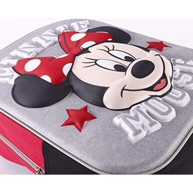 Cerda Daypack Disney Minnie 3D Rucksack, Kindergartenrucksack 31cm mit Einzeltasche für 3-6 Jahre alte Kinder – Bild 6