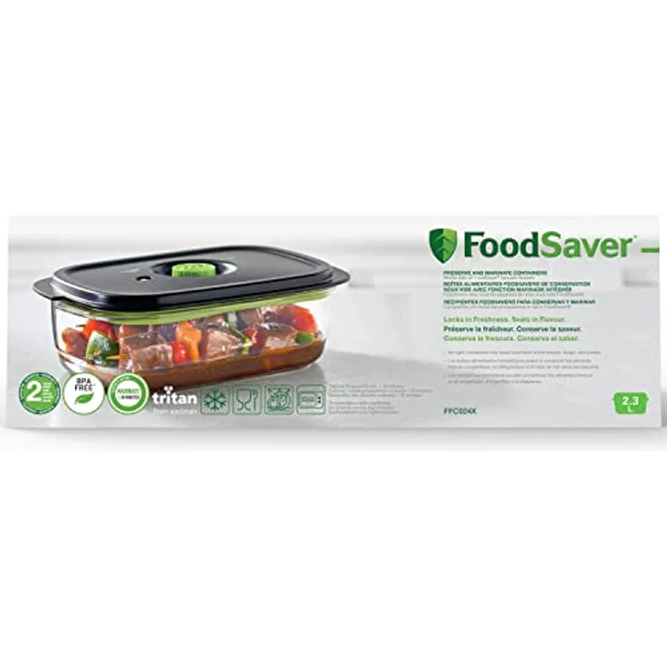 FoodSaver Preserve & Marinate Vakuumbehälter auslaufsicher spülmaschinenfest luftdichter BPA-freier – Bild 9