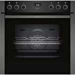 Neff N 50 Einbau-Herd, 60 x 60 cm, Graphite-Grey, mit CircoTherm Heißluftsystem