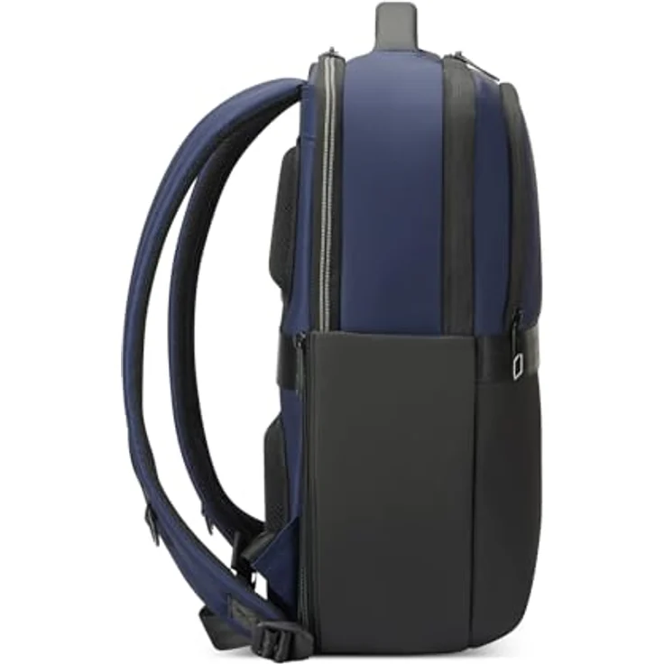 Roncato Metropolitan Business-Rucksack, 38 cm mit Laptopfach, blau, 100% Polyester, 28 cm x 13 cm x 38 cm – Bild 4