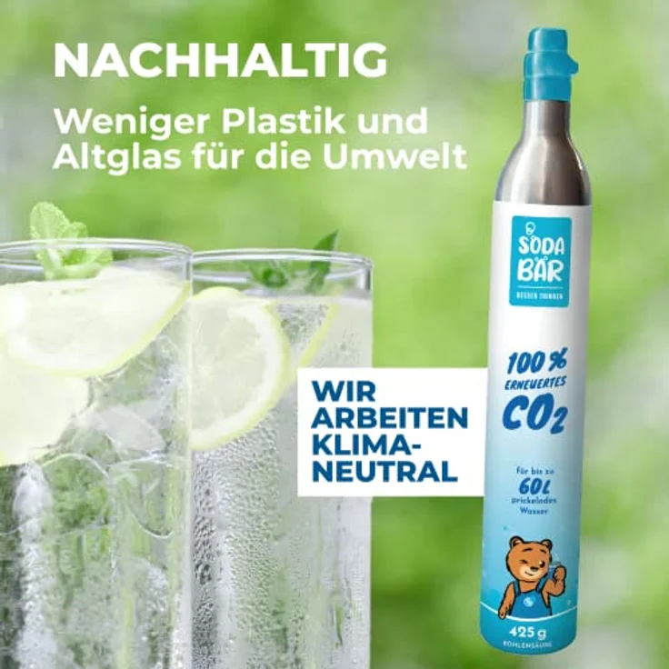 Ersatzzylinder für SodaStream 2x 425g (60 l) – Bild 4