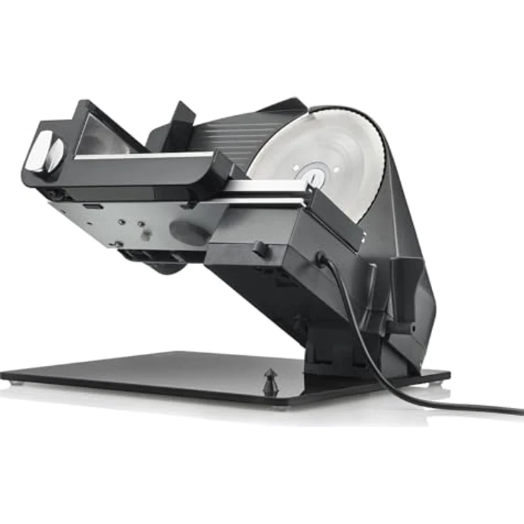 Graef Allesschneider CLASSIC C95, eisenglimmergrau, inkl Kombi-Aufsatz PRO, 30° kippbar, 170 W Motor, Wellenschliffmesser Ø 170 mm – Bild 4