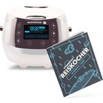 Reishunger Reiskocher - Digitaler Reiskocher & Dampfgarer, 860 W, 7-Kochphasen-Technologie, LED-Display