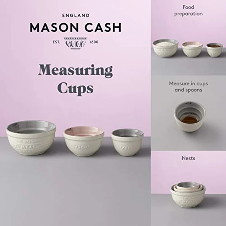 Mason Cash Messbecher-Set, 4-tlg. aus Steingut – Bild 12