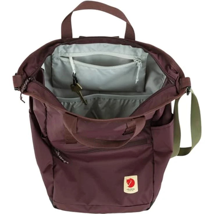 Fjällräven Totepack Umhängetasche, 23 l, Blackberry, abrieb- und wasserfest, umwandelbar in Rucksack – Bild 4