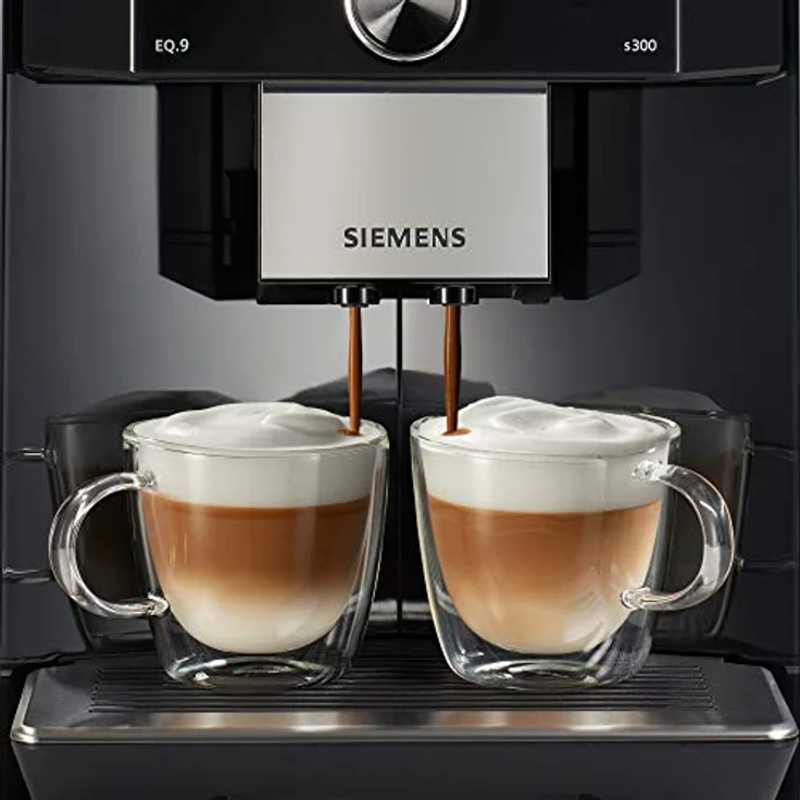 Siemens EQ.9 s300 Kaffeevollautomat TI923509DE mit integriertem Mahlwerk, automatische Reinigung, Personalisierung, extra leise, 1.500 Watt, hochglanz schwarz, edelstahl – Bild 5