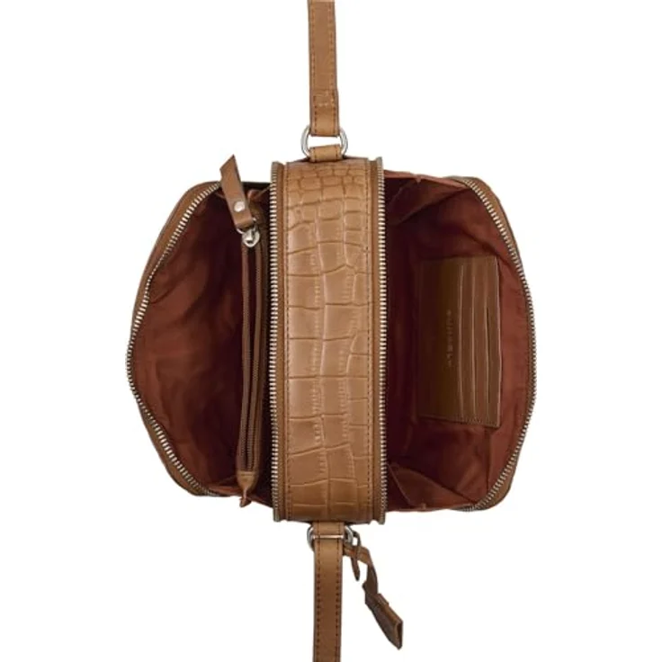 Burkely Cool Colbie Umhängetasche, 100% Leder, 20 cm x 8 cm x 15 cm, braun – Bild 4