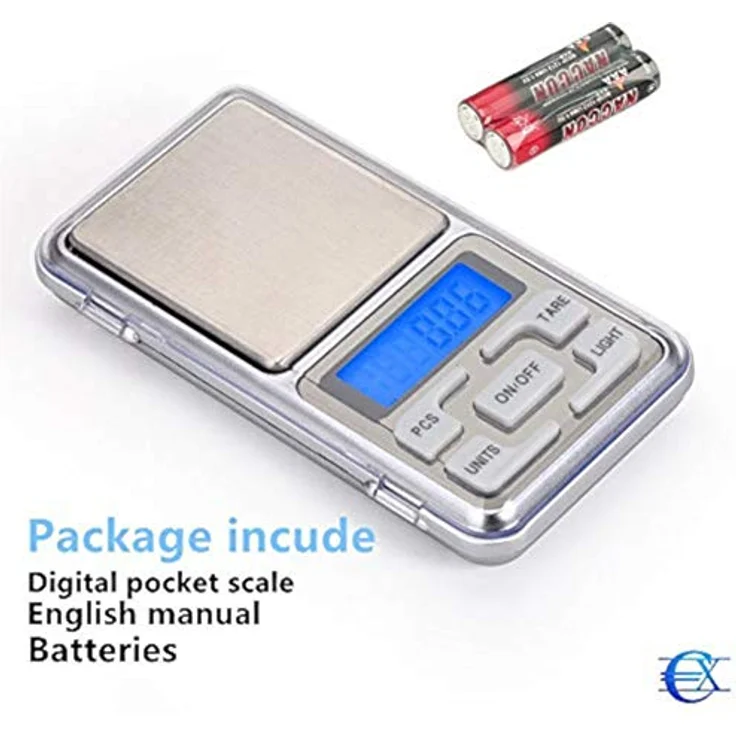 digitale Feinwaage | Küchenwaage kleines Formats | Backwaage mit Deckel | batteriebetriebene Miniwaage | Kochwaage mit verschiedenen Maßeinheiten | ≤200g ±0,01g | EUROXANTY Küchenzubehör – Bild 4