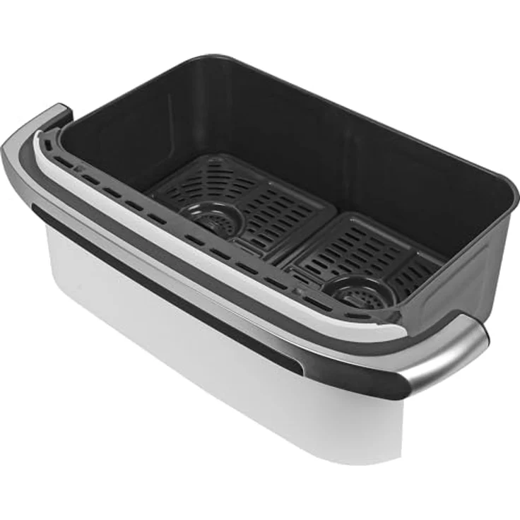NINJA Heißluftfritteuse AF500EUWH Foodi FlexDrawer - 10,4 l Fassungsvermögen, Max Crisp Technologie, PTFE Antihaftbeschichtung, weiss – Bild 6