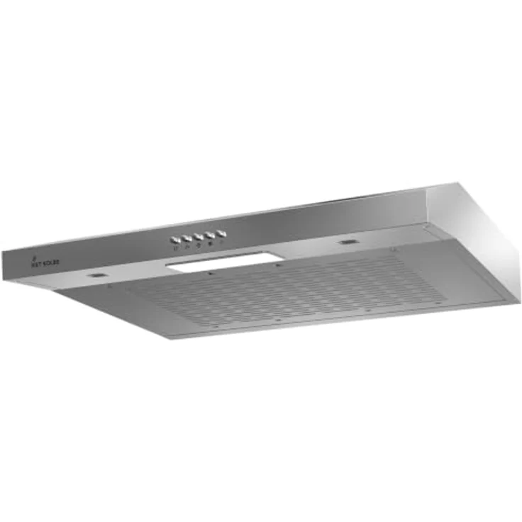 KKT KOLBE Unterbau-Dunstabzugshaube Flachschirmhaube UBH200ED, 60 cm Edelstahl silber, Abluft- und Umluftbetrieb, LED-Beleuchtung, 3 Leistungsstufen – Bild 6