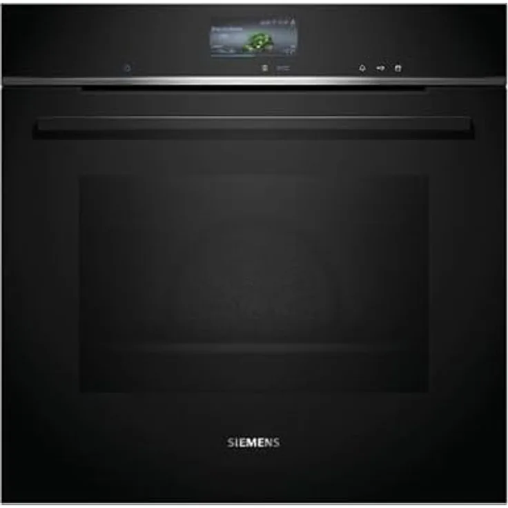Siemens FOUR MULTIFONCTIONS PYROLYSE HR776G3B1, 71L Backofen mit Dampffunktion, Home Connect, schwarz