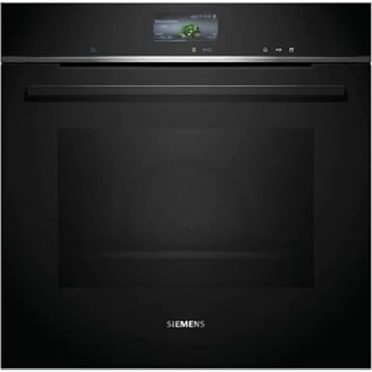 Siemens FOUR MULTIFONCTIONS PYROLYSE HR776G3B1, 71L Backofen mit Dampffunktion, Home Connect, schwarz – Bild 1