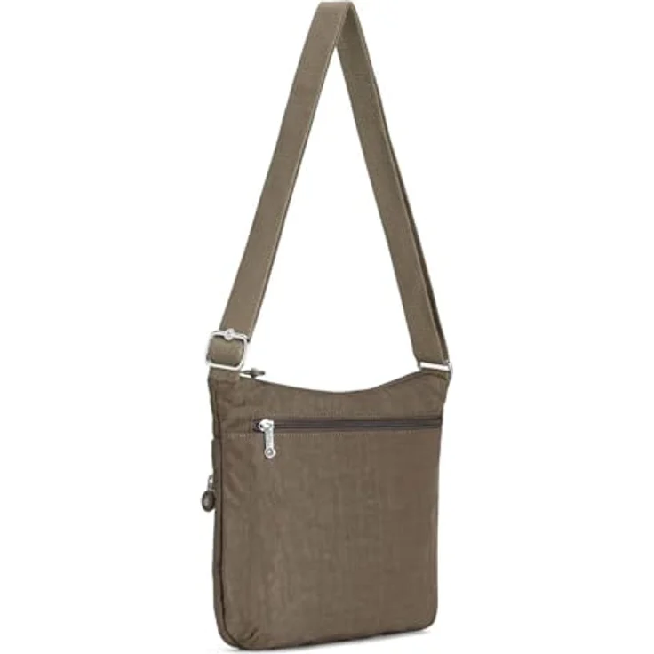 Kipling Basic Ewo Umhängetasche, 28 cm, Nylon, beige, großes Hauptfach, 7 Nebenfächer, verstellbarer Trageriemen – Bild 2