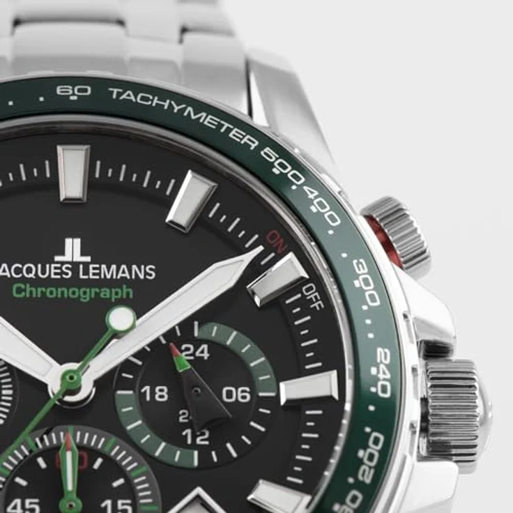 Jacques Lemans Armbanduhr Herren Chronograph Liverpool Sport 12099F – Bild 5