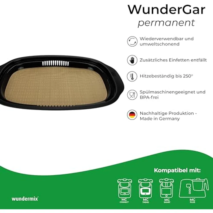 WunderGar® Permanent | Dauerbackfolie für Dampfgaraufsatz – Bild 2
