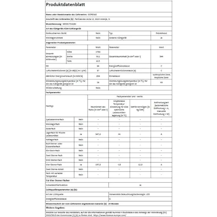 Gorenje NRS917C41BX, Kühl-/Gefrierkombination mit 544 Liter Volumen, No Frost, Schwarz – Bild 11
