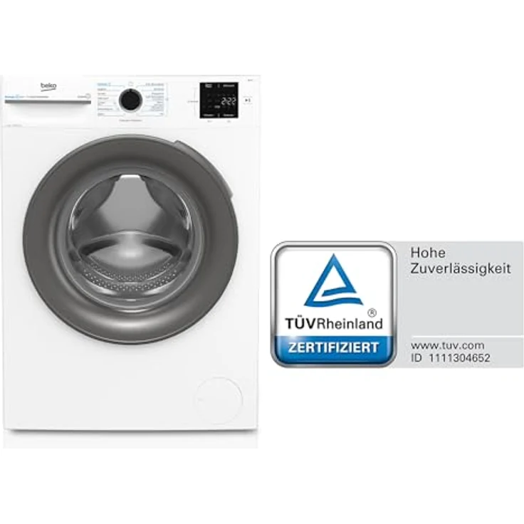 Beko BM3WFU4741W1 Waschmaschine, 7kg Frontlader mit SteamCure, Coldwash und ProSmart Inverter Motor, Weiß – Bild 4