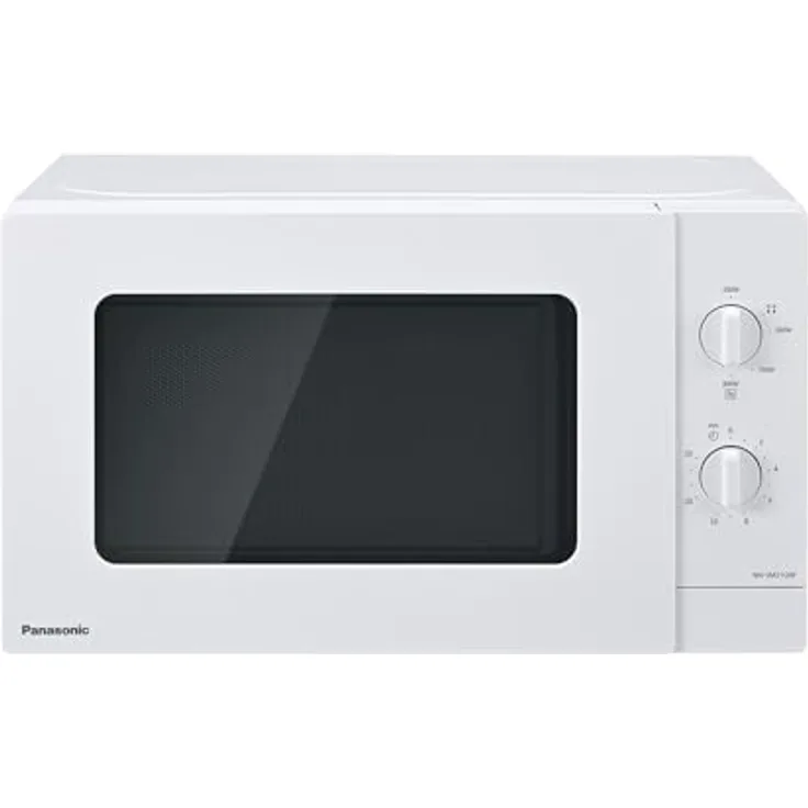 Panasonic NN-SM21QWEPG Solo-Mikrowelle, 20L, 800 W, 5 Leistungsstufen, kompakt, weiß