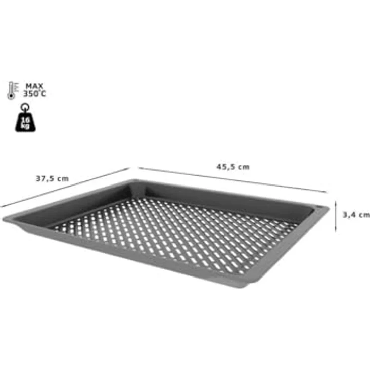 HEZ629070 Air Fry & Grillblech, anthrazit liert – Bild 2