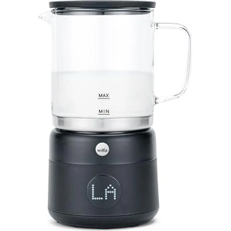 Wilfa SILKY MF1B-250, Milchaufschäumer mit 5 Programmen, 600 W, für heißen und kalten Schaum