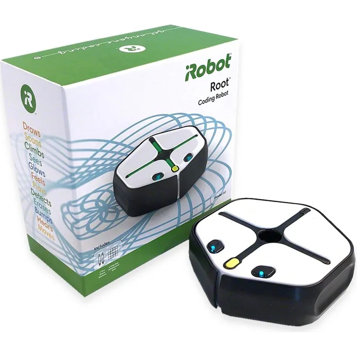 iRobot Root RT001, Programmierbarer Coding Roboter mit Sensoren, kompatibel mit Scratch und Python, farbig
