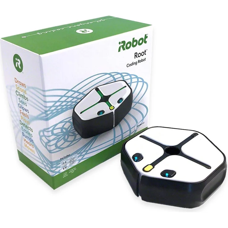 iRobot Root RT001, Programmierbarer Coding Roboter mit Sensoren, kompatibel mit Scratch und Python, farbig