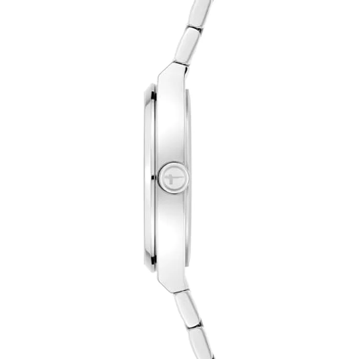 Tamaris Quarzuhr The Round Basic Essential TT-0144-MQ, Damenuhr mit Edelstahlarmband, analoges Zifferblatt, runde Form – Bild 2