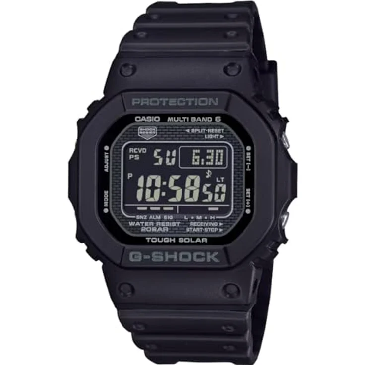 CASIO G-SHOCK Funkchronograph GW-5000HS-1ER, digitale Herrenuhr mit automatischem Kalender – Bild 1