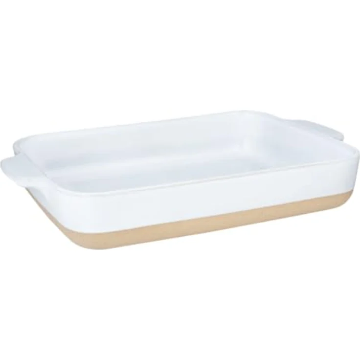 Lurch Terra Nova Ofenform L, Keramik 32x14,5x6,6 cm, weiß/creme, temperaturbeständig bis 250°C, leicht zu reinigen, 2700ml Volumen – Bild 1