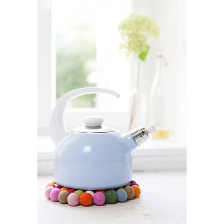 myfelt Filzkugel Topfuntersetzer - Lotte - 20 cm, bunt – Bild 2