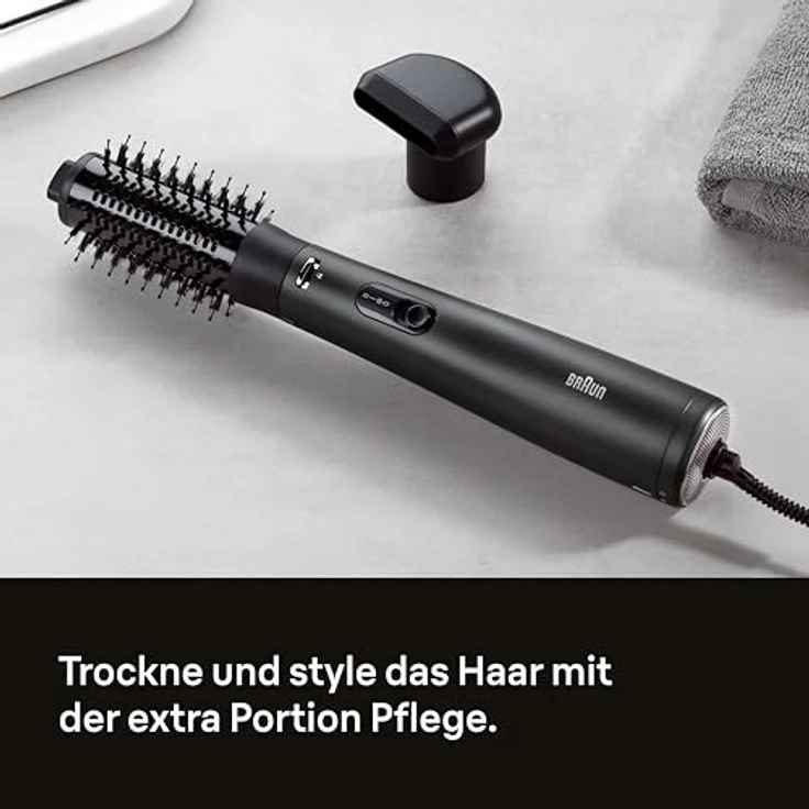 Braun Warmluftbürste AS4.2 BRAS420E, Haarstyling mit IONTEC-Technologie, 1000 W Leistung – Bild 2