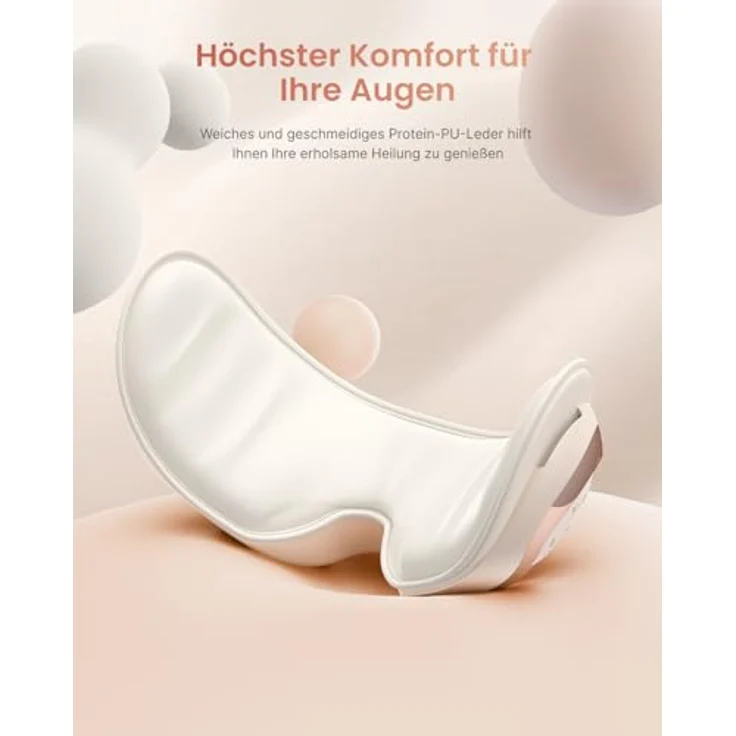 RENPHO Eyeris 3 G010V, Gesichtsmassagegerät mit 3 Akkupressur-Modi, Wärme- und Vibrationsfunktion, inkl. kühlbarer Gel-Maske, ergonomisches Design – Bild 8