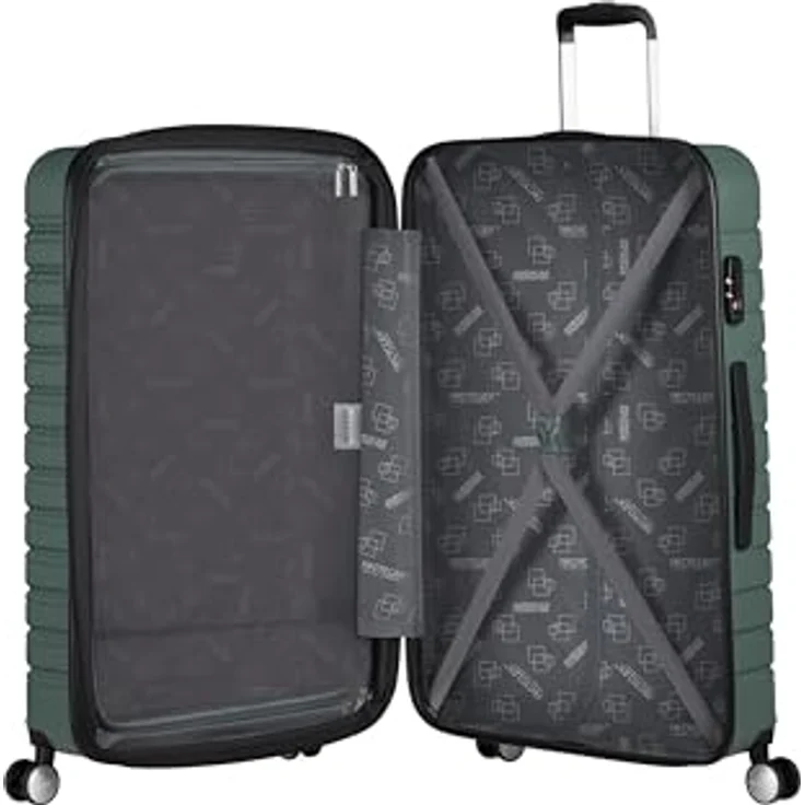 American Tourister Flashline - Spinner L, Koffer, 78 cm, 100/109 L, Grün (Dark Forest) – Bild 4