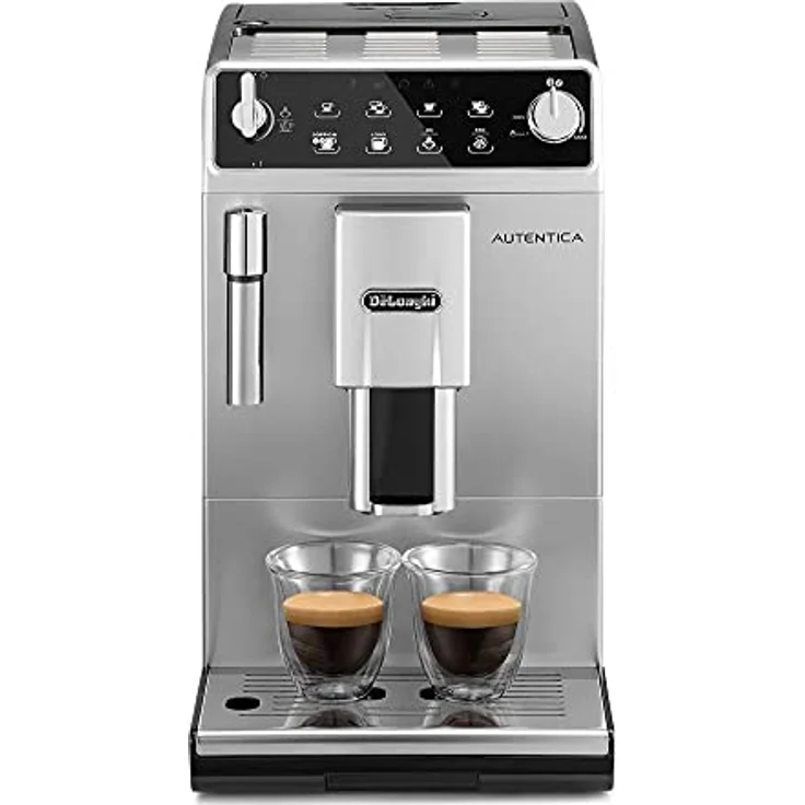 De'Longhi Autentica ETAM 29.510.SB Kaffeevollautomat, 1,3 l Wassertank, Milchaufschäumdüse, silber-schwarz – Bild 2