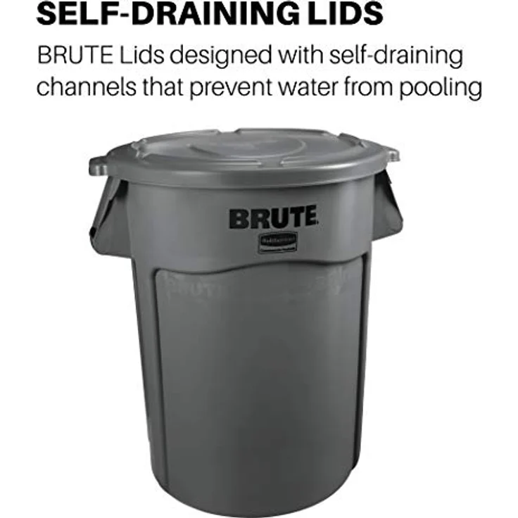 Rubbermaid Brute Snap On Lid - Yellow – Bild 2