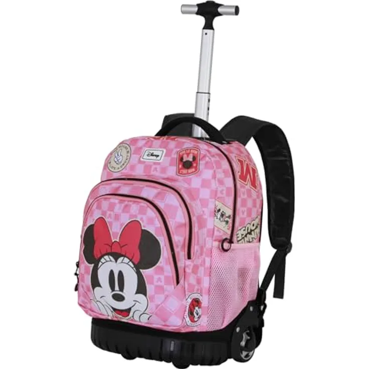 Karactermania FAN GTS Trolley Backpack Journey, Koffer mit 30 l, rosa, mit zwei Fächern und gepolstertem Fach für elektronische Geräte