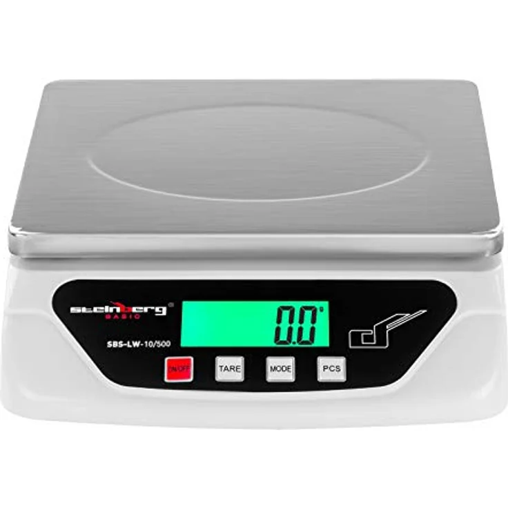 Steinberg Digitale Briefwaage Feinwaage Küchenwaage Grammwaage Edelstahl 1,5g - 10kg LCD, Küchenwaage, Rosa, Weiss – Bild 4
