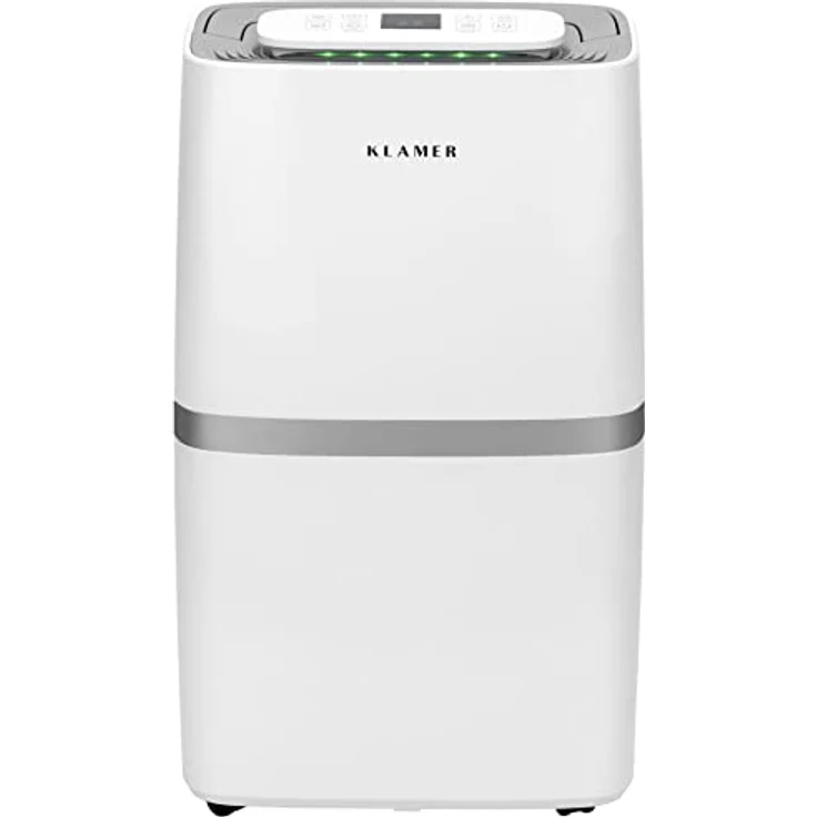 KLAMER Luftentfeuchter elektrisch 25L, 195m³ Luftumwälzung pro Stunde, 420W starker Raumentfeuchter, Entfeuchter mit bis zu 5,5 Liter Fassungsvermögen - Preisvergleich – Bild 1