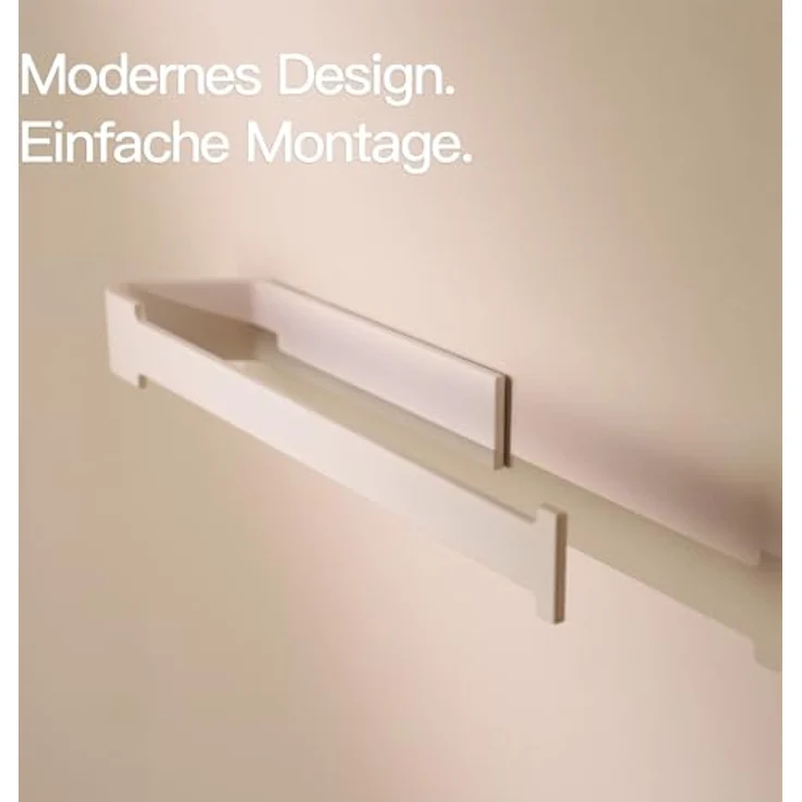 Designfabrik Hamburg Küchenrollenhalter DFHH KRH, Aluminium Vollmaterial, ohne Bohren, abrutschsicher, Schwarz – Bild 3