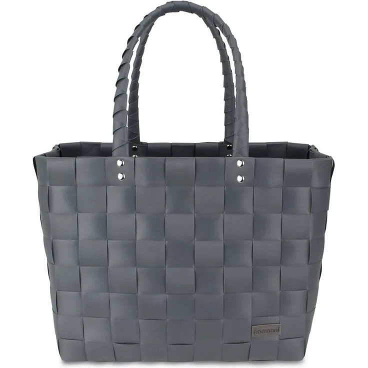 normani Einkaufskorb Flechtkorb, 20 l, stabiler Shopper mit Innentasche, wasserabweisend, leicht und flexibel