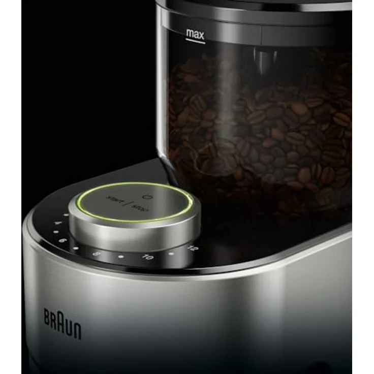Braun FreshSet KG7070 Kaffeemühle, French Press, Filterkaffee, Espresso, 15 Mahlgrad-Einstellungen, 2-12 Tassen, Für 220g Kaffee – Bild 3